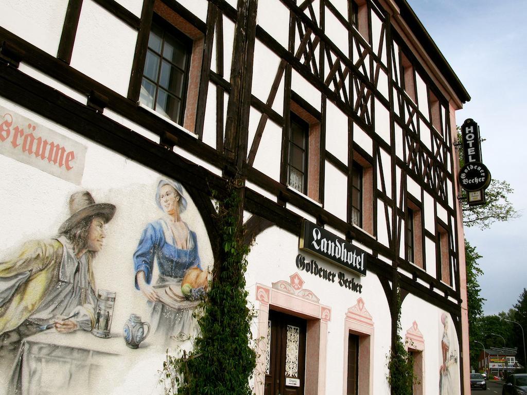 Landhotel Goldener Becher Limbach-Oberfrohna Exterior photo